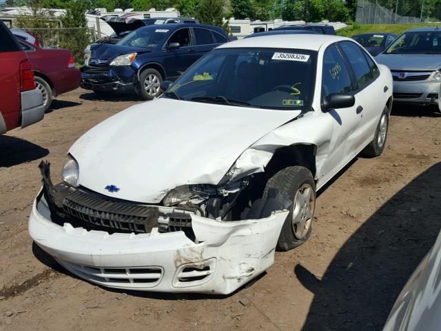 1G1JC524117215915 - 2001 CHEVROLET CAVALIER B WHITE photo 2