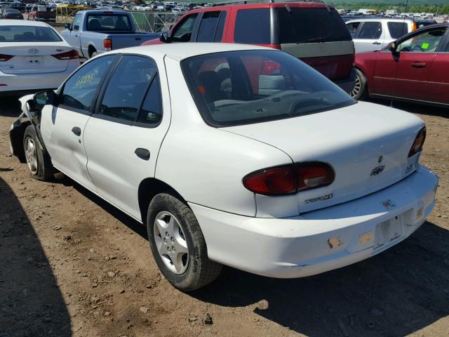 1G1JC524117215915 - 2001 CHEVROLET CAVALIER B WHITE photo 3