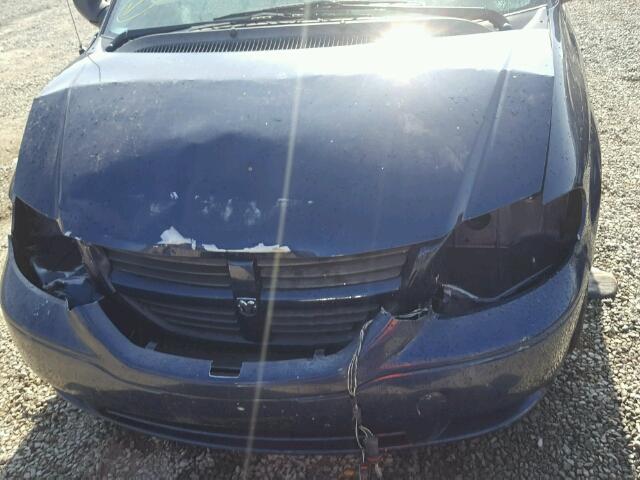 1D4GP45R66B538095 - 2006 DODGE CARAVAN BLUE photo 9