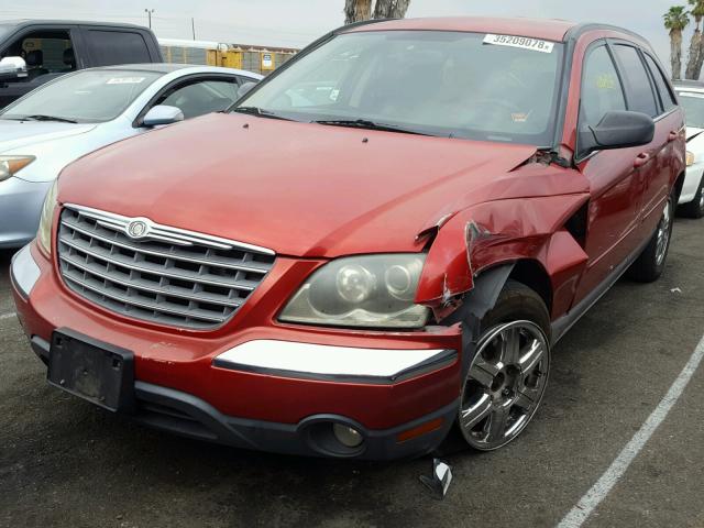 2C8GF68495R672707 - 2005 CHRYSLER PACIFICA T RED photo 2