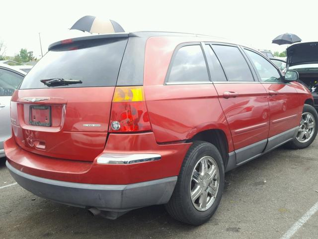 2C8GF68495R672707 - 2005 CHRYSLER PACIFICA T RED photo 4