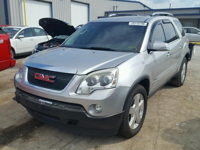 1GKER33788J118524 - 2008 GMC ACADIA SLT ვერცხლისფერი ფოტო 2
