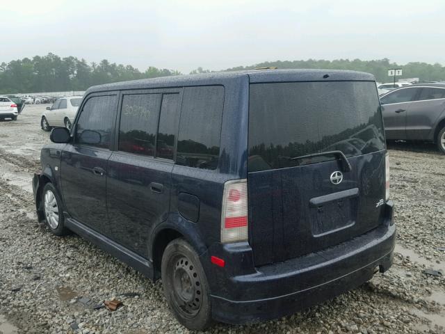 JTLKT324864098623 - 2006 TOYOTA SCION XB BLUE photo 3