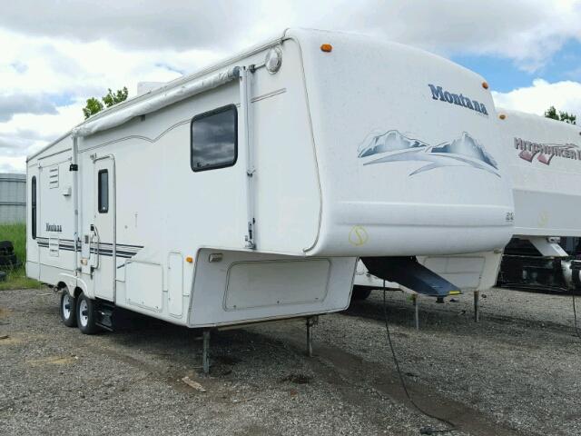 4YDF2882X14055927 - 2001 KEYSTONE MONTANA WHITE photo 1