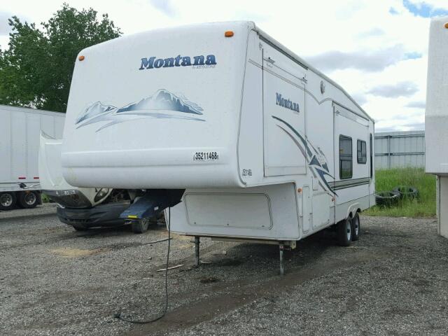 4YDF2882X14055927 - 2001 KEYSTONE MONTANA WHITE photo 2