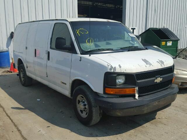 1GCGG25V861227367 - 2006 CHEVROLET EXPRESS G2 WHITE photo 1