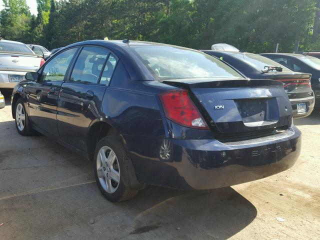 1G8AJ55F07Z166045 - 2007 SATURN ION LEVEL 蓝色 照片 3