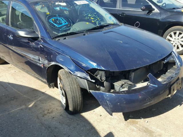1G8AJ55F07Z166045 - 2007 SATURN ION LEVEL 蓝色 照片 9