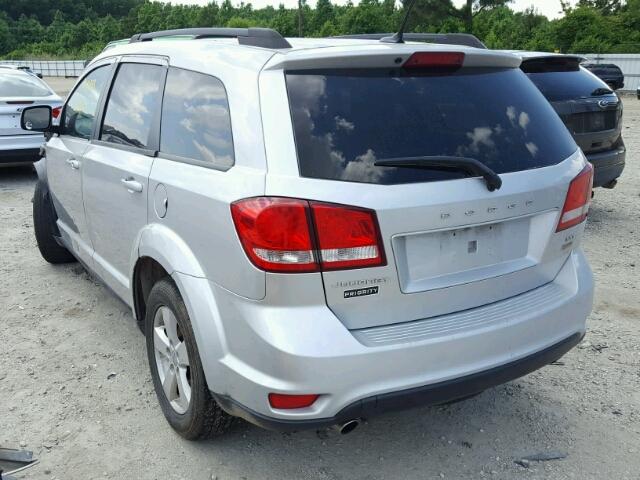 3C4PDCBG4CT202331 - 2012 DODGE JOURNEY SX SILVER photo 3