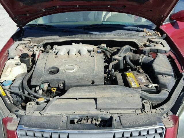 1N4BL11D45C107085 - 2005 NISSAN ALTIMA SE MAROON photo 7