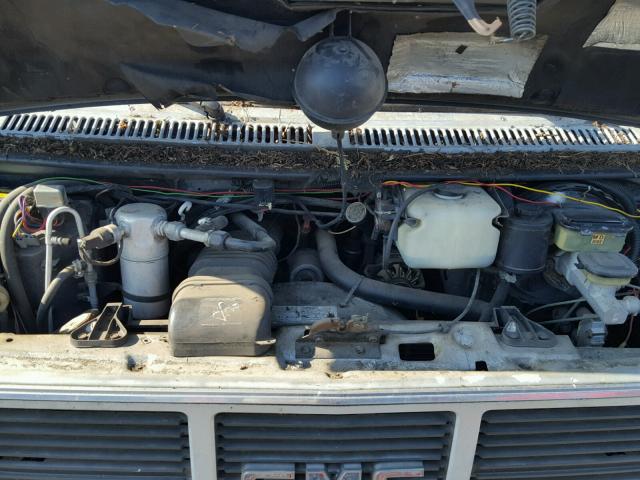 1GDEG25K4M7511274 - 1991 GMC RALLY WAGO SILVER photo 7