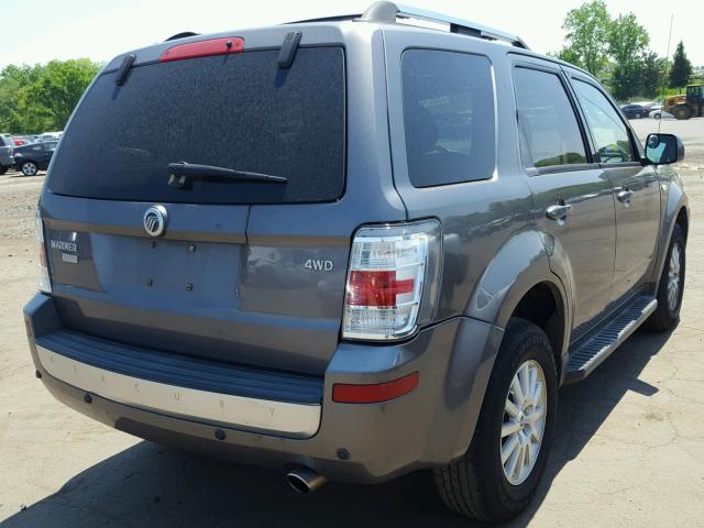 4M2CU97G39KJ02770 - 2009 MERCURY MARINER PR GRAY photo 4