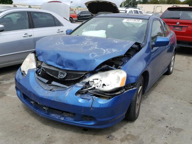 JH4DC53052C019984 - 2002 ACURA RSX TYPE-S BLUE photo 2