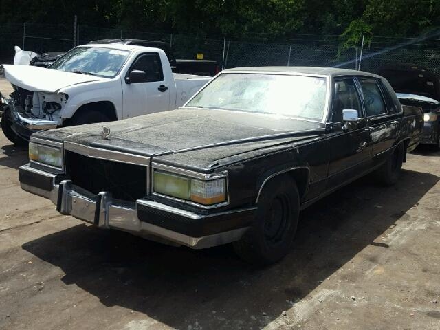 1G6DW5474NR710058 - 1992 CADILLAC BROUGHAM BLACK photo 2