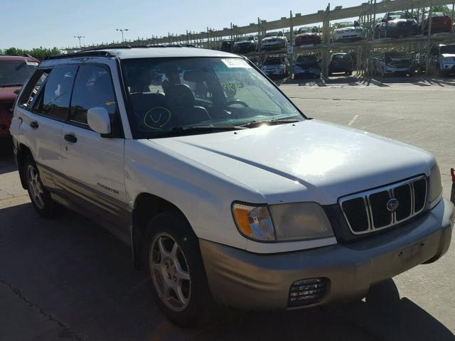 JF1SF65551H764370 - 2001 SUBARU FORESTER S WHITE photo 1