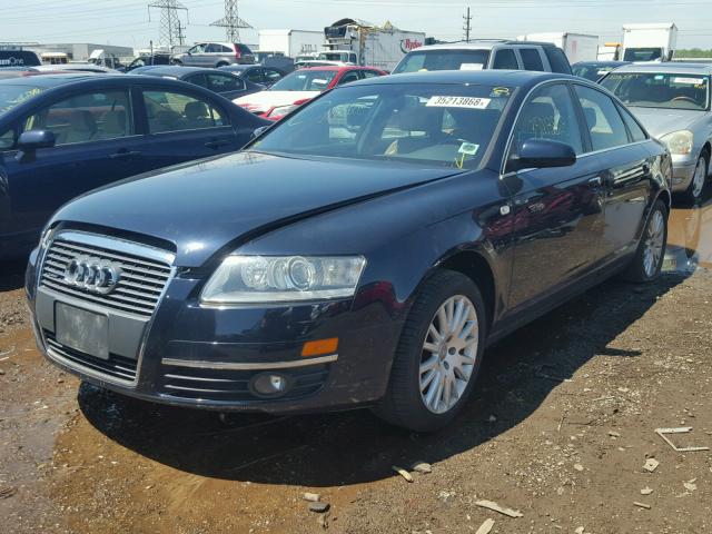 WAUDH74F56N193269 - 2006 AUDI A6 3.2 QUA BLUE photo 2