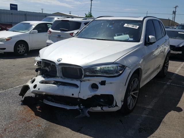 5UXKR6C54E0J72952 - 2014 BMW X5 XDRIVE5 WHITE photo 2