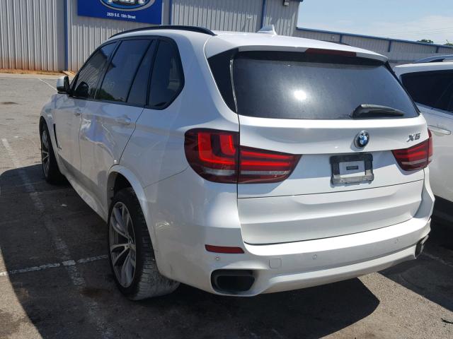 5UXKR6C54E0J72952 - 2014 BMW X5 XDRIVE5 WHITE photo 3