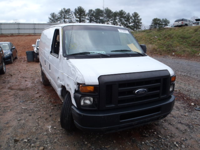 1FTNE1EW4ADA02127 - 2010 FORD ECONOLINE WHITE photo 1