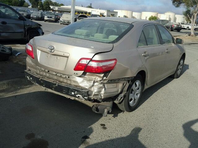 4T1BE46K77U006547 - 2007 TOYOTA CAMRY NEW GOLD photo 4