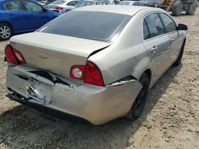 1G1ZC5EB8AF131187 - 2010 CHEVROLET MALIBU 1LT 金色 照片 4
