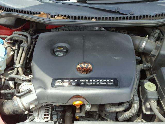 3VWCD31Y45M351695 - 2005 VOLKSWAGEN NEW BEETLE RED photo 7
