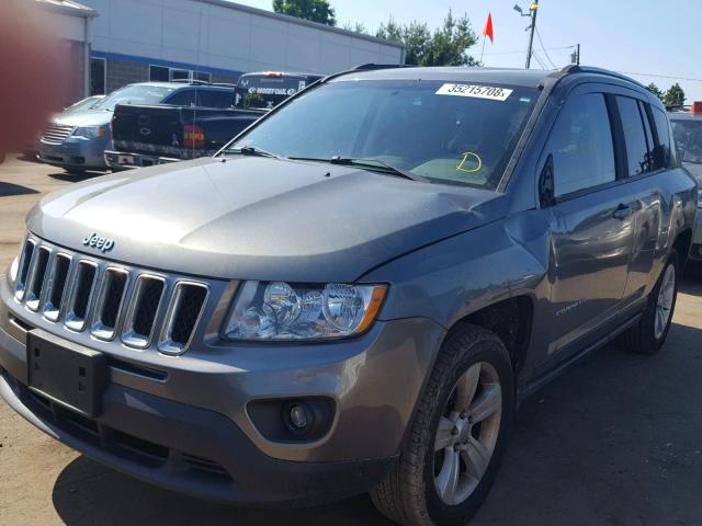 1J4NF1FB6BD243840 - 2011 JEEP COMPASS SP GRAY photo 2