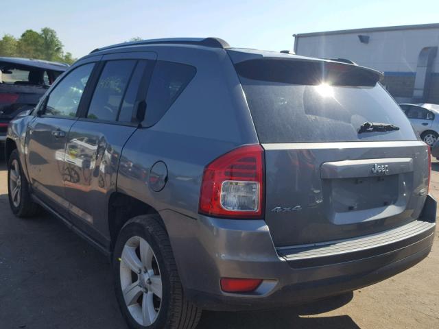 1J4NF1FB6BD243840 - 2011 JEEP COMPASS SP GRAY photo 3