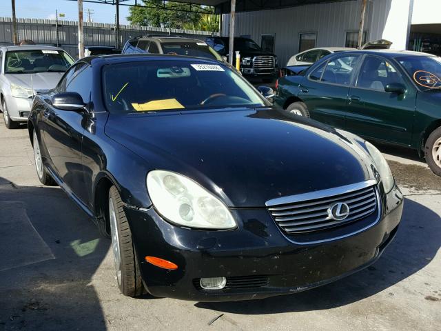 JTHFN48Y420022405 - 2002 LEXUS SC 430 BLACK photo 1