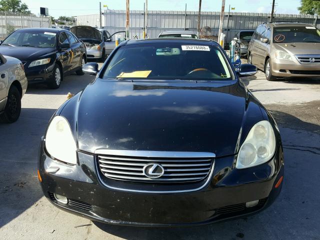 JTHFN48Y420022405 - 2002 LEXUS SC 430 BLACK photo 9