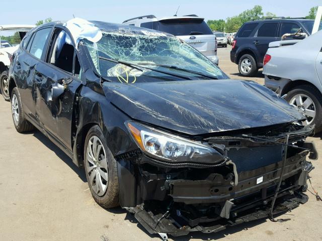 4S3GTAA69J3731119 - 2018 SUBARU IMPREZA BLACK photo 1