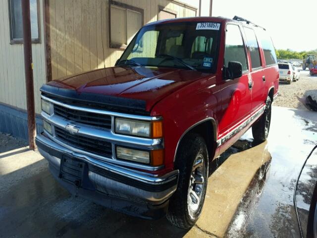 3GNEC16R9XG174588 - 1999 CHEVROLET C1500 SUBU RED photo 2