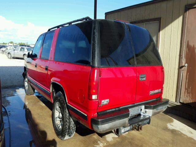 3GNEC16R9XG174588 - 1999 CHEVROLET C1500 SUBU RED photo 3