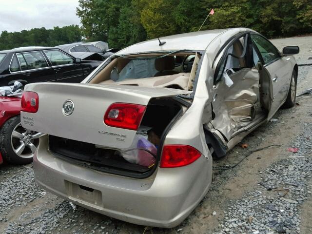 1G4HP57258U133260 - 2008 BUICK LUCERNE CX GOLD photo 4