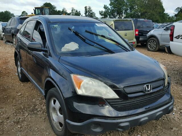 JHLRE38397C047614 - 2007 HONDA CR-V LX BLACK photo 1