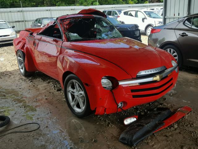 1GCES14P84B109233 - 2004 CHEVROLET SSR RED photo 1