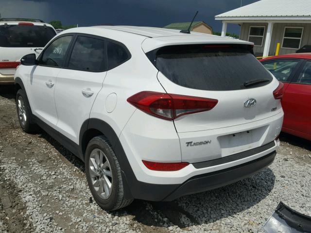 KM8J23A49HU326543 - 2017 HYUNDAI TUCSON SE WHITE photo 3