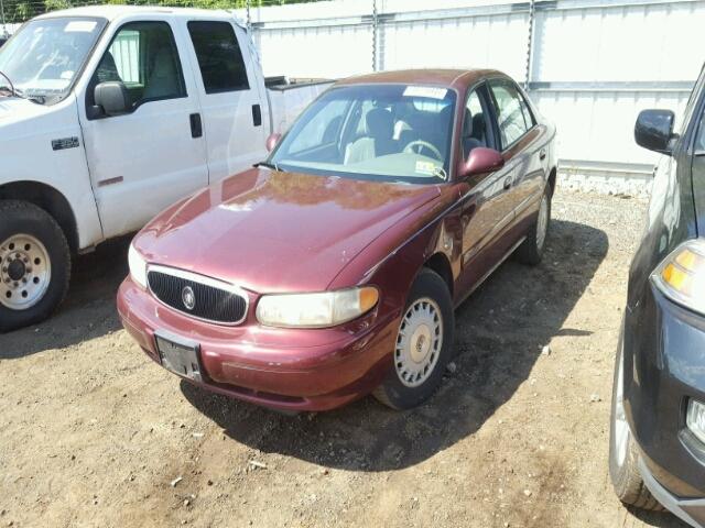 2G4WS52JX21268483 - 2002 BUICK CENTURY CU MAROON photo 2