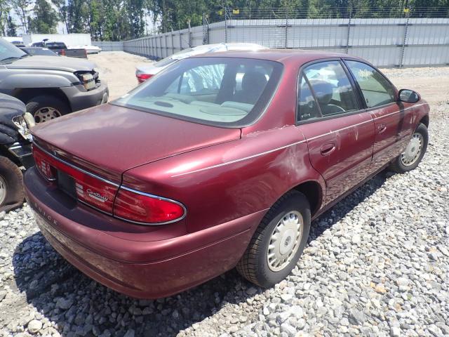 2G4WS52JX21268483 - 2002 BUICK CENTURY CU MAROON photo 4