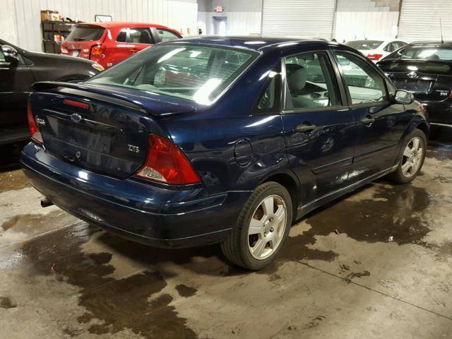 1FAFP38363W315379 - 2003 FORD FOCUS ZTS BLUE photo 4