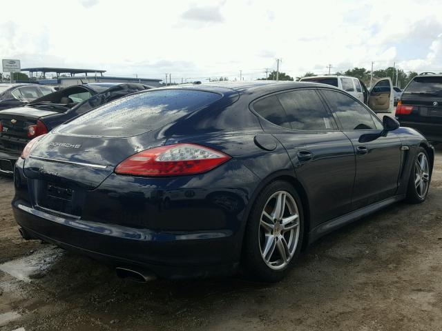 WP0AA2A76DL012683 - 2013 PORSCHE PANAMERA 2 BLUE photo 4