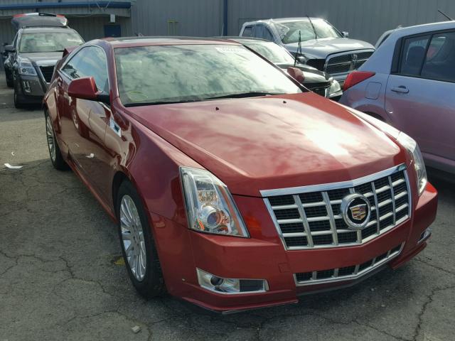 1G6DH1E37E0110153 - 2014 CADILLAC CTS PREMIU MAROON photo 1