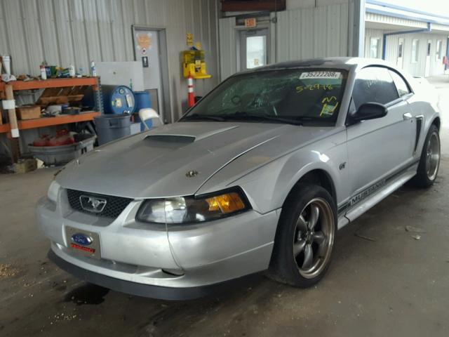 1FAFP42X2YF288254 - 2000 FORD MUSTANG GT SILVER photo 2