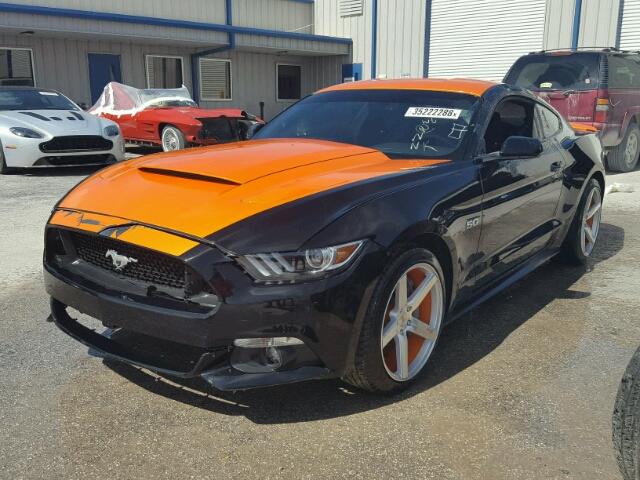 1FA6P8CF3H5304822 - 2017 FORD MUSTANG GT BLACK photo 2