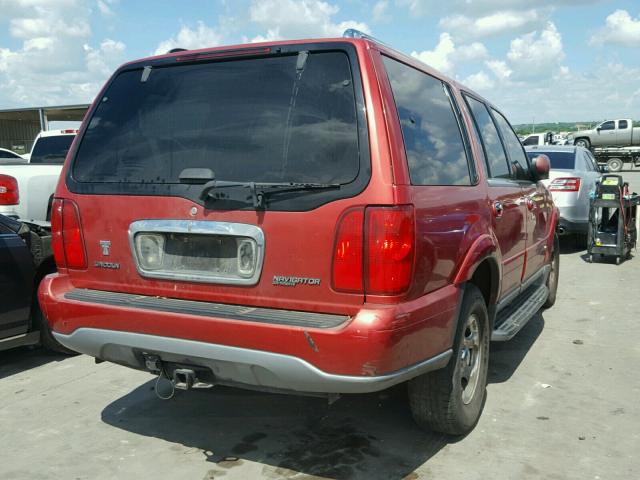 5LMRU27A9YLJ06536 - 2000 LINCOLN NAVIGATOR 栗色 照片 4