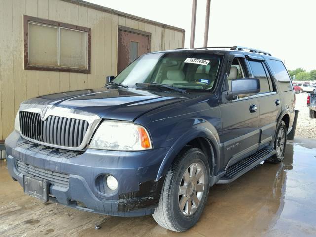 5LMFU27R73LJ30643 - 2003 LINCOLN NAVIGATOR Niebieski zdjęcie 2