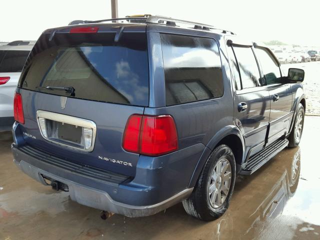 5LMFU27R73LJ30643 - 2003 LINCOLN NAVIGATOR Niebieski zdjęcie 4
