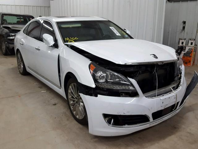 KMHGH4JH7FU094703 - 2015 HYUNDAI EQUUS SIGN WHITE photo 1