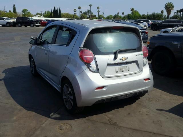 KL8CL6S07GC595399 - 2016 CHEVROLET SPARK EV 2 SILVER photo 3