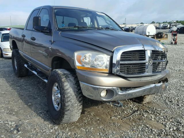 3D7KS28C06G179776 - 2006 DODGE RAM 2500 S თაფლისფერი ფოტო 1